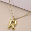 Load image into Gallery viewer, K 18K STAINLESS STEEL TARNISH FREE  INITIAL NECKLACE | 80N650: K