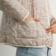 Load image into Gallery viewer, FLOAR QUILTED JACKET WITH LIGHTWEIGHT BOHO PRINT - BMJ7514: MAUVE / IVORY / M