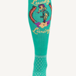 Load image into Gallery viewer, Lucky Living Island Cowgirl Turquiose Performance Socks