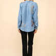 Load image into Gallery viewer, Western Motif Embroidered Tencel Shirt