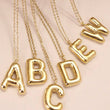 Load image into Gallery viewer, K 18K STAINLESS STEEL TARNISH FREE  INITIAL NECKLACE | 80N650: K