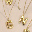 Load image into Gallery viewer, S 18K STAINLESS STEEL TARNISH FREE  INITIAL NECKLACE | 80N650: S