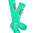Load image into Gallery viewer, Lucky Living Island Cowgirl Turquiose Performance Socks