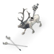 Load image into Gallery viewer, Elk Pewter Cheese Pick Set