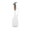 Load image into Gallery viewer, Cruet Bottle with Pewter Elk Head Cork Stopper