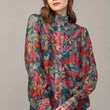 Load image into Gallery viewer, Fall Floral Blouse