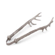 Load image into Gallery viewer, Pewter Antler Pattern Ice / Bread Tongs