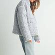 Load image into Gallery viewer, FLOAR QUILTED JACKET WITH LIGHTWEIGHT BOHO PRINT - BMJ7514: MAUVE / IVORY / L