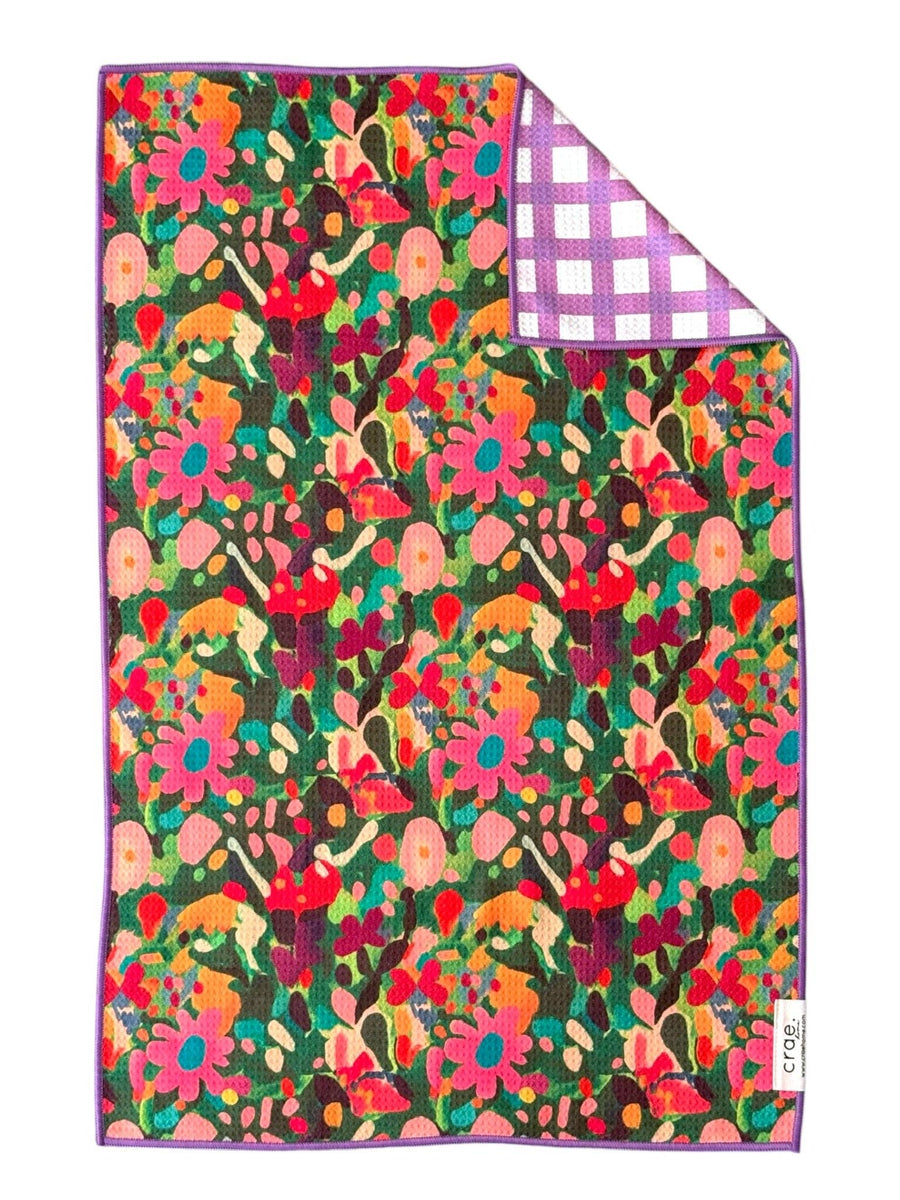 Violet: Reversible Hand Towel: Multi / 19x29 / Hand Towel