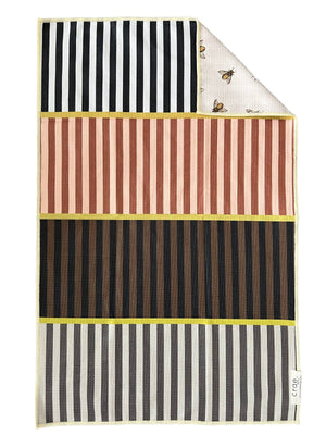 Milk and Honey: Reversible Hand Towel: Multi/Cream / Hand Towel