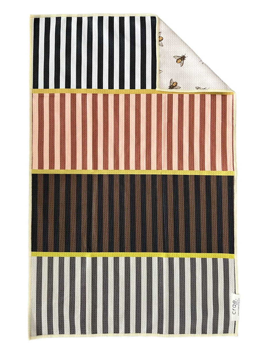 Milk and Honey: Reversible Hand Towel: Multi/Cream / Hand Towel