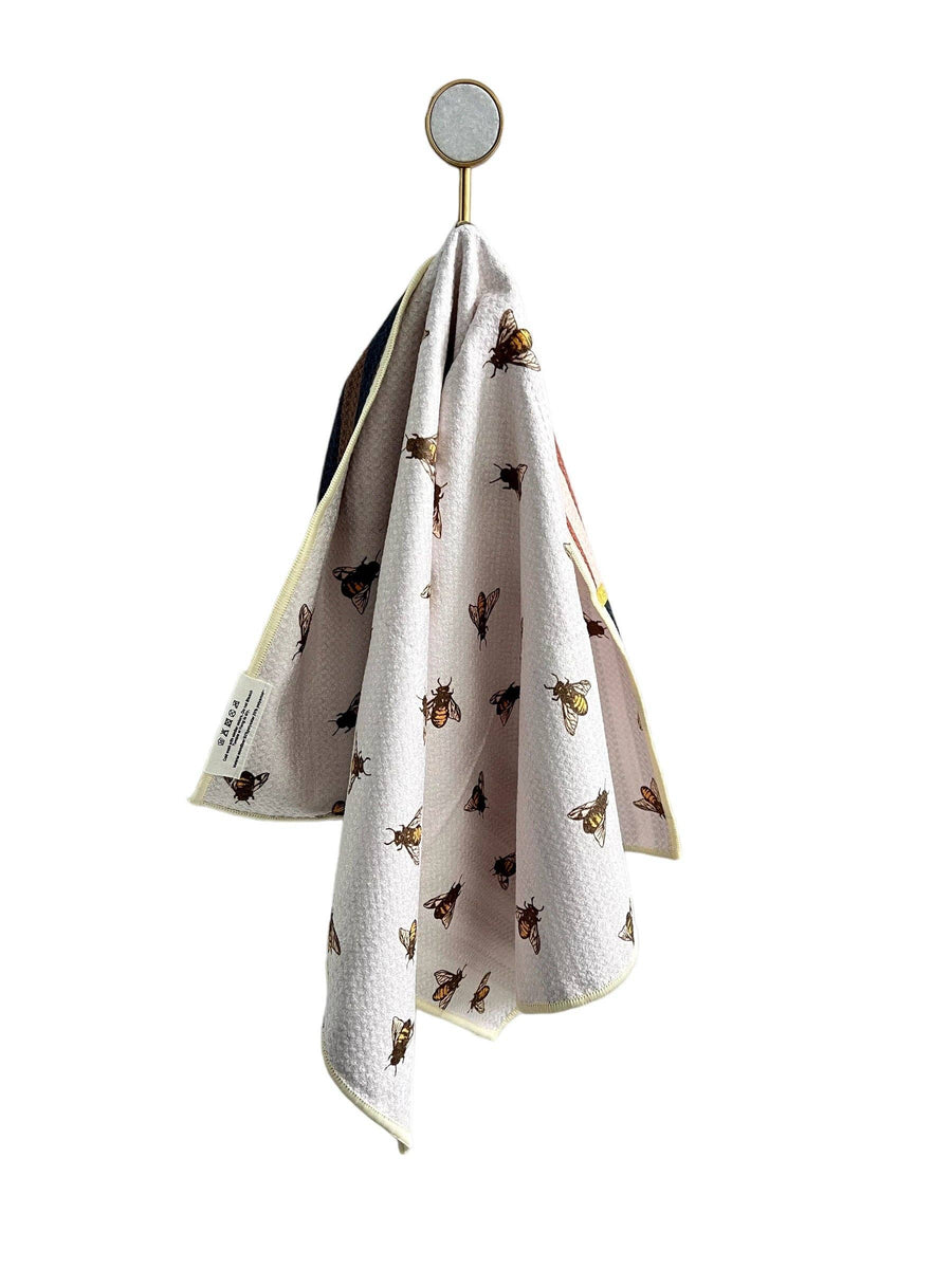 Milk and Honey: Reversible Hand Towel: Multi/Cream / Hand Towel