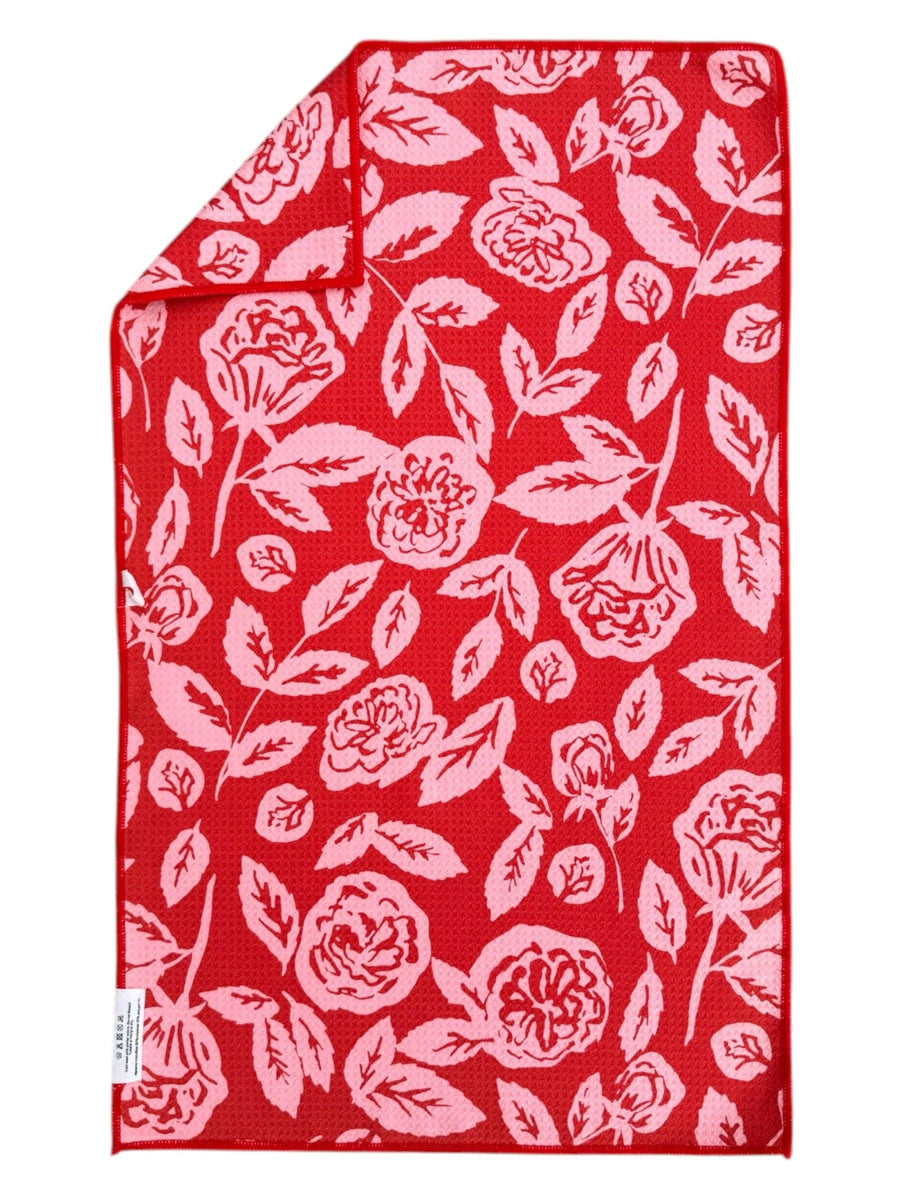 I’ll be yours: Double-Sided Hand Towel: Red / 17x27 in / Hand Towel