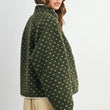 Load image into Gallery viewer, High Pile Fleece Puffer Jacket - BMJ7831: OLIVE / TAUPE / L
