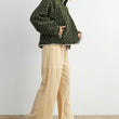 Load image into Gallery viewer, High Pile Fleece Puffer Jacket - BMJ7831: OLIVE / TAUPE / S
