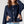 Load image into Gallery viewer, Western Horse Graphic Button Front Cropped Cardigan Sweater: NAVY
