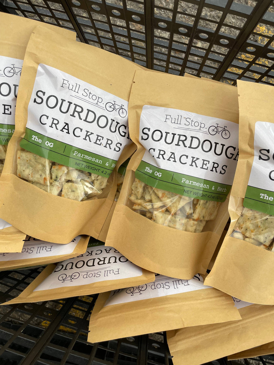 The OG - Parmesan & Herb Sourdough Crackers: Small