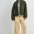 Load image into Gallery viewer, High Pile Fleece Puffer Jacket - BMJ7831: OLIVE / TAUPE / L
