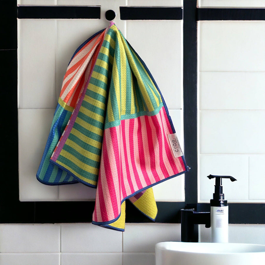Piper: Reversible Hand Towel: Multi / Hand Towel