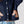 Load image into Gallery viewer, Western Horse Graphic Button Front Cropped Cardigan Sweater: NAVY
