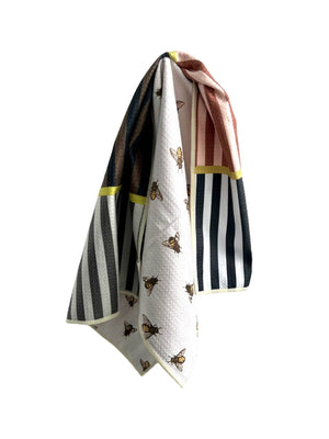 Milk and Honey: Reversible Hand Towel: Multi/Cream / Hand Towel