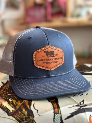 Eagle Rock Leather Patch Trucker Hat
