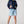Load image into Gallery viewer, Western Horse Graphic Button Front Cropped Cardigan Sweater: NAVY

