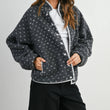 Load image into Gallery viewer, High Pile Fleece Puffer Jacket - BMJ7831: OLIVE / TAUPE / M

