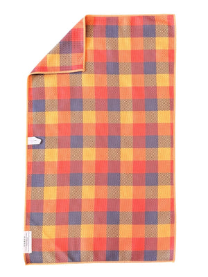 Benji: Double-Sided Hand Towel: Orange / 17x27 in / Hand Towel