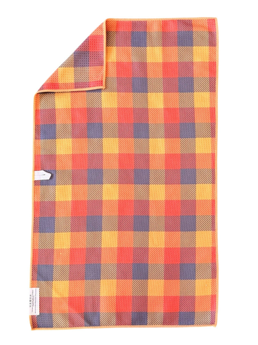 Benji: Double-Sided Hand Towel: Orange / 17x27 in / Hand Towel