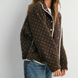 Load image into Gallery viewer, High Pile Fleece Puffer Jacket - BMJ7831: OLIVE / TAUPE / S
