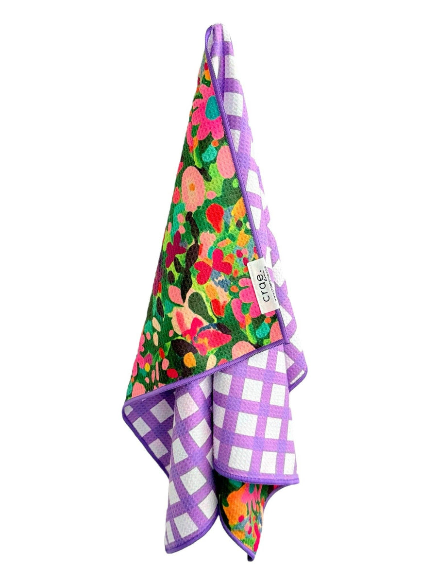 Violet: Reversible Hand Towel: Multi / 19x29 / Hand Towel