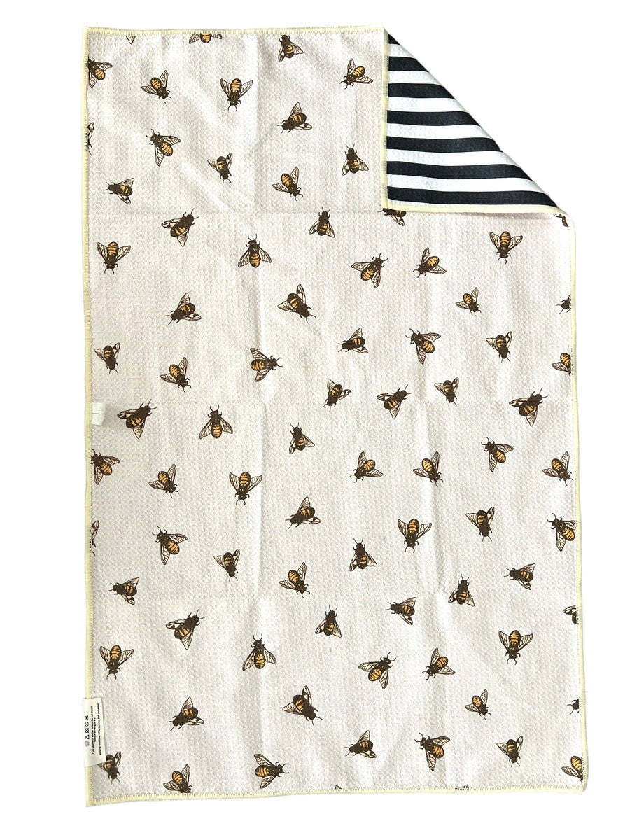 Milk and Honey: Reversible Hand Towel: Multi/Cream / Hand Towel