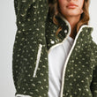 Load image into Gallery viewer, High Pile Fleece Puffer Jacket - BMJ7831: OLIVE / TAUPE / L
