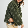 Load image into Gallery viewer, High Pile Fleece Puffer Jacket - BMJ7831: OLIVE / TAUPE / S
