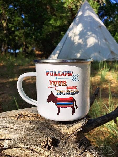 Follow Your Burro Camp Mug