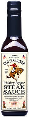Shemps Old Fashioned Whiskey Pepper Steak Sauce - 10 oz.